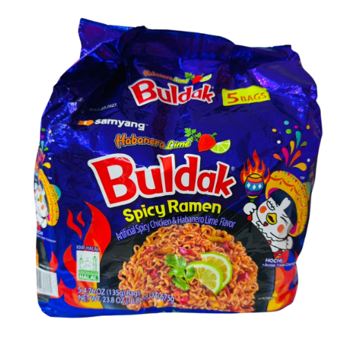 Ramen Buldak Habanero Limón x 5 Uds