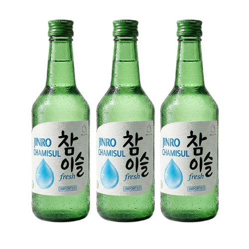 Soju Jinro Chamisul Fresh x 360 mL 16% Alc.