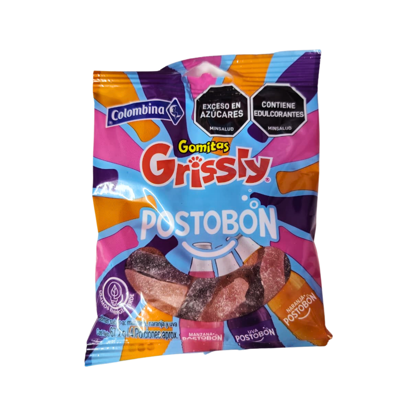 Gomitas Grissly Postobón x 67.2g