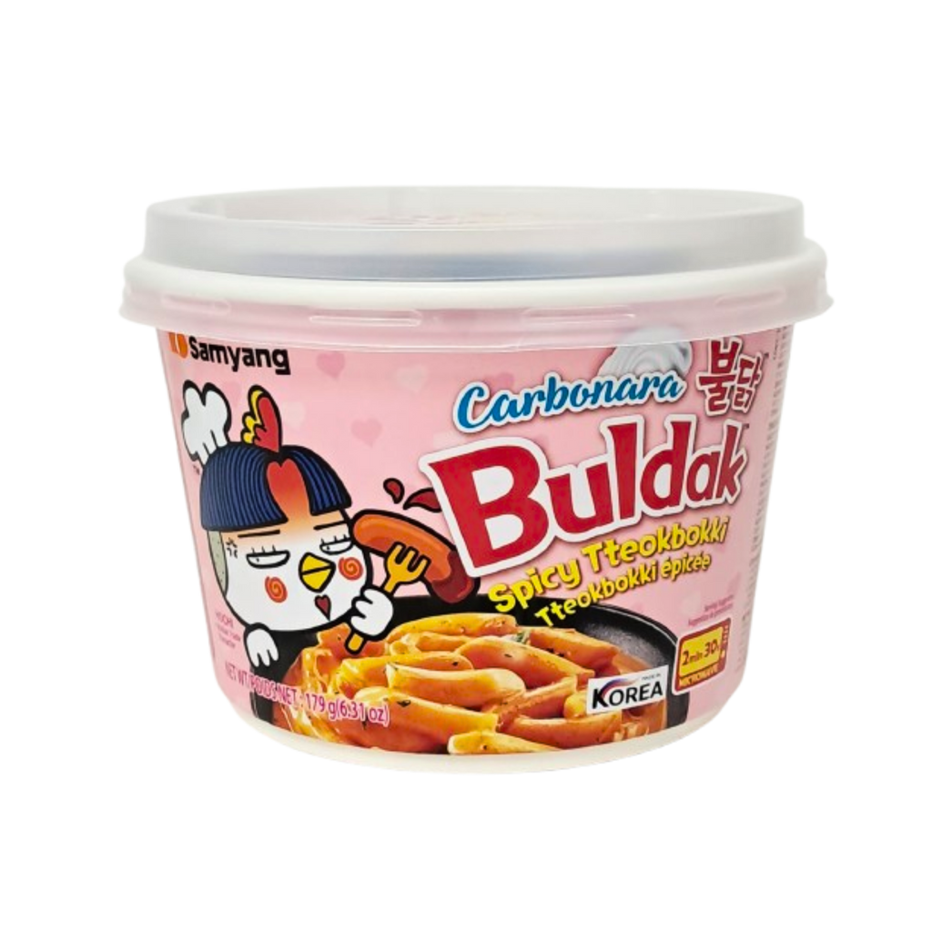 Tteokbokki o Topokki Buldak Carbonara Spicy x 179g