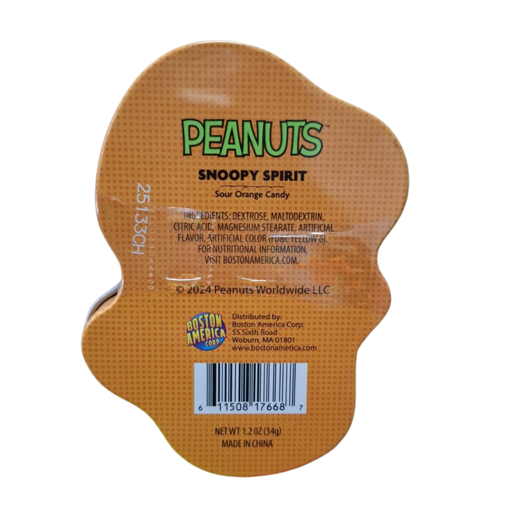 Caramelos frutales de Snoopy Halloween x 34g