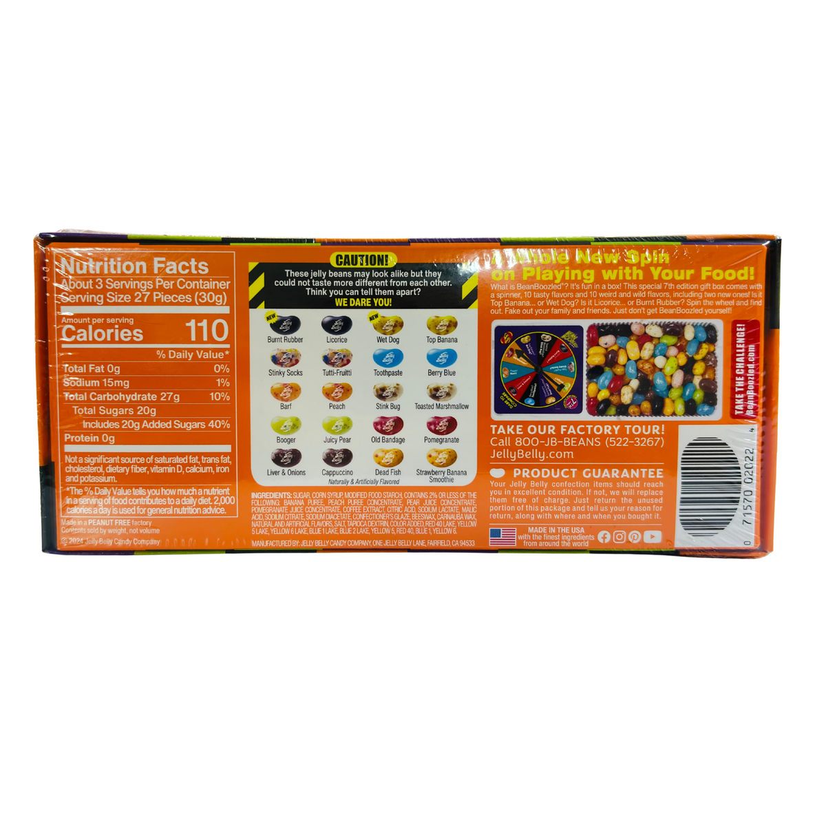 Bean Boozled Halloween Grageas Ruleta x 99g