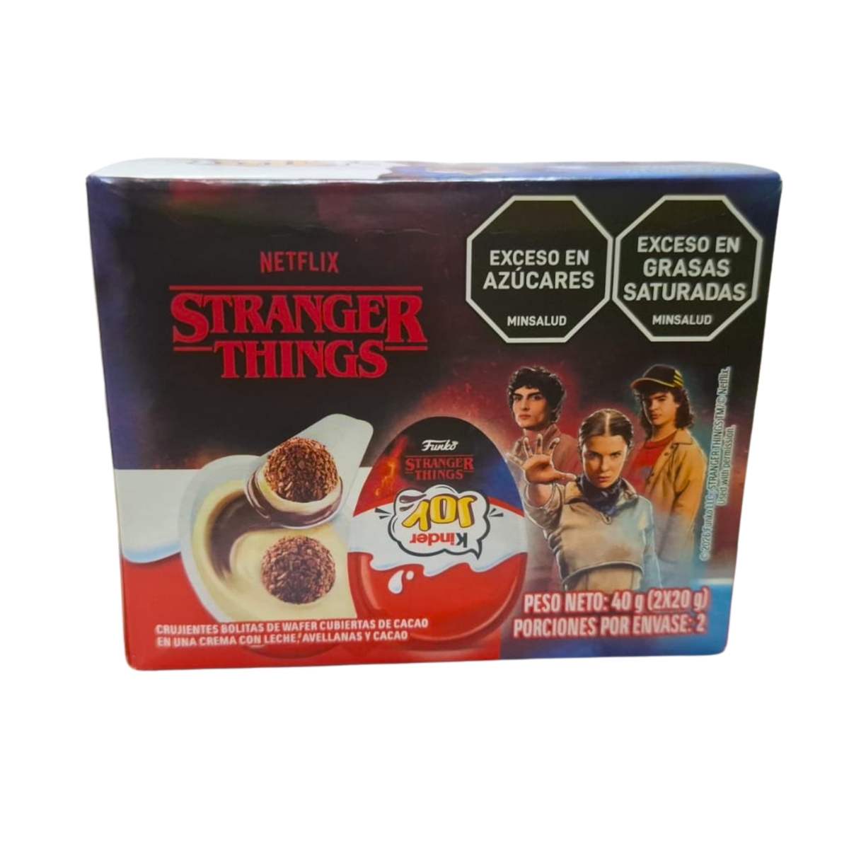Huevo Sorpresa Kinder Joy Stranger Things x 40g