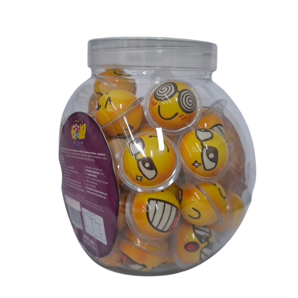 Chicles Emoji con centro liquido x 12g