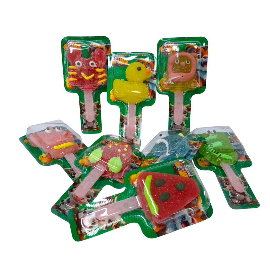 Paletas de Gomitas animalitos x 20g