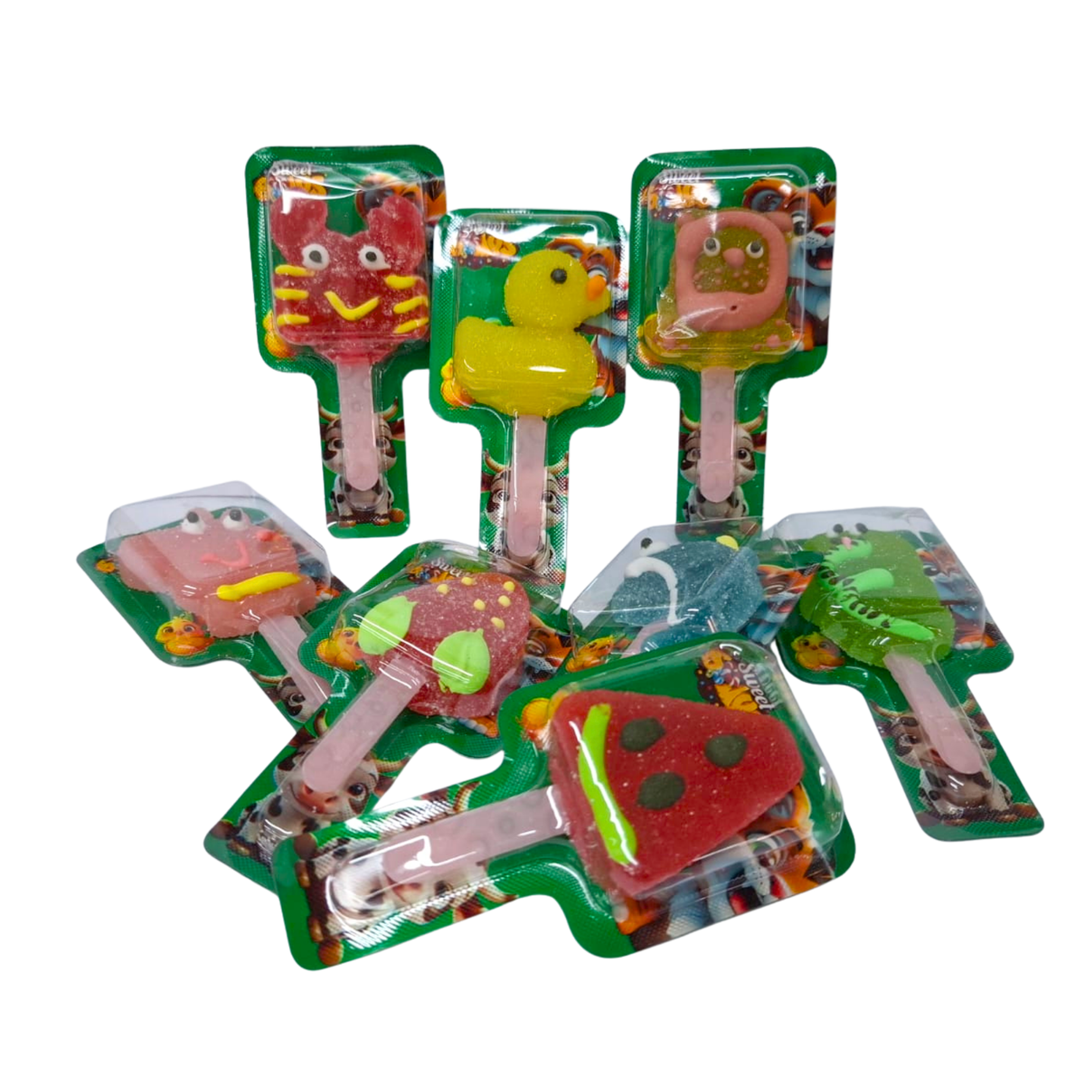 Paletas de Gomitas animalitos x 20g