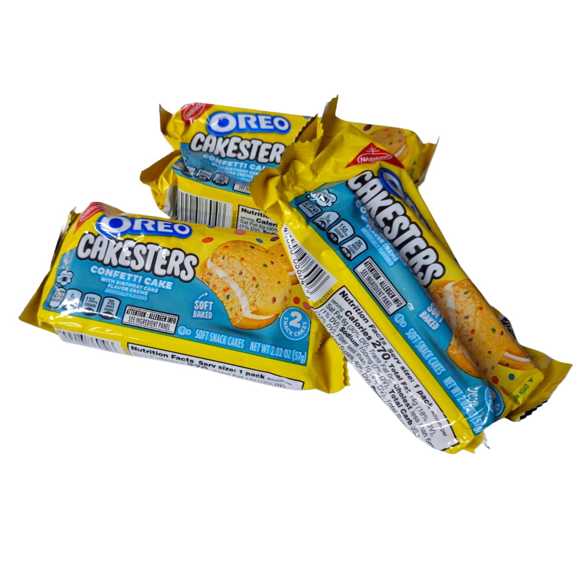 Galletas Cakesters Confetti Oreo x 57g
