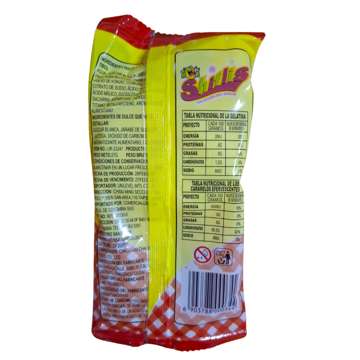 Gomita de Huevo Tibio x 27g