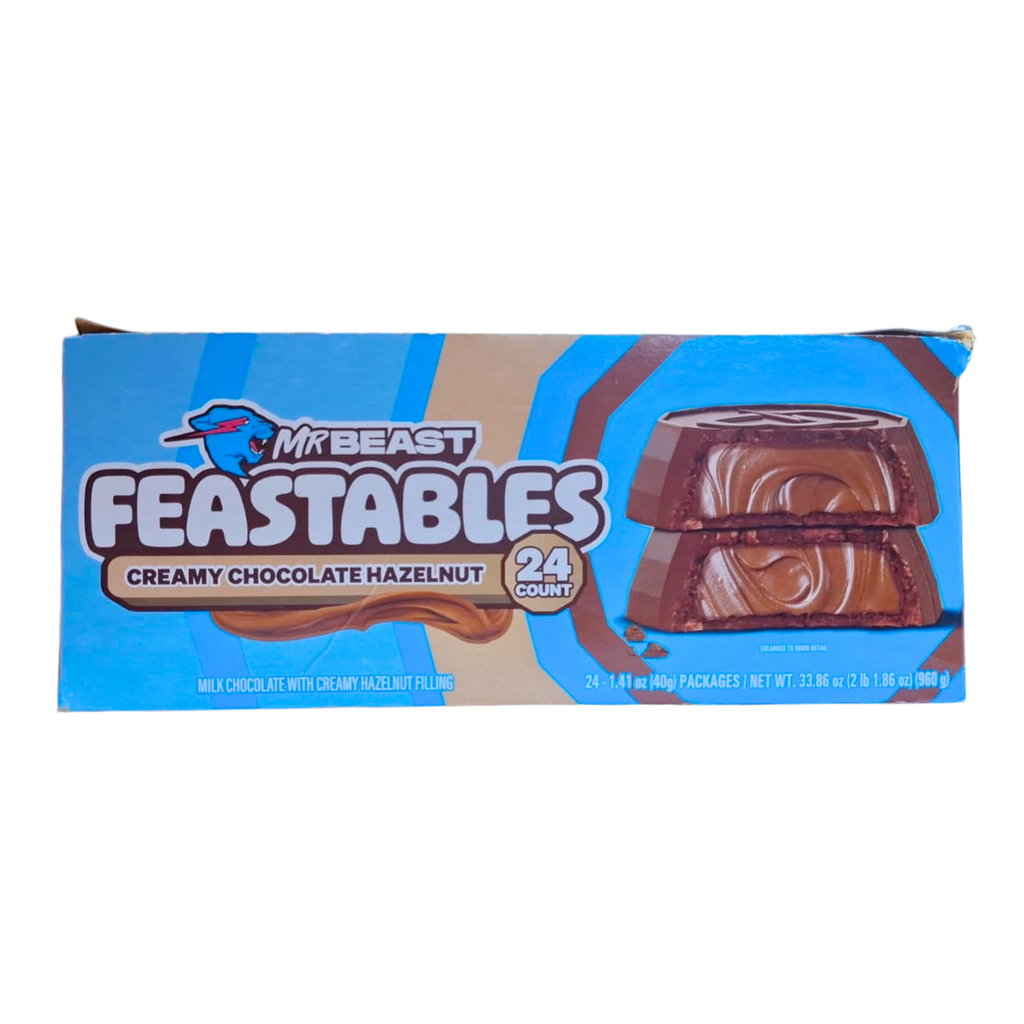 Feastables relleno cremoso de avellana - Mr Beast x 40g