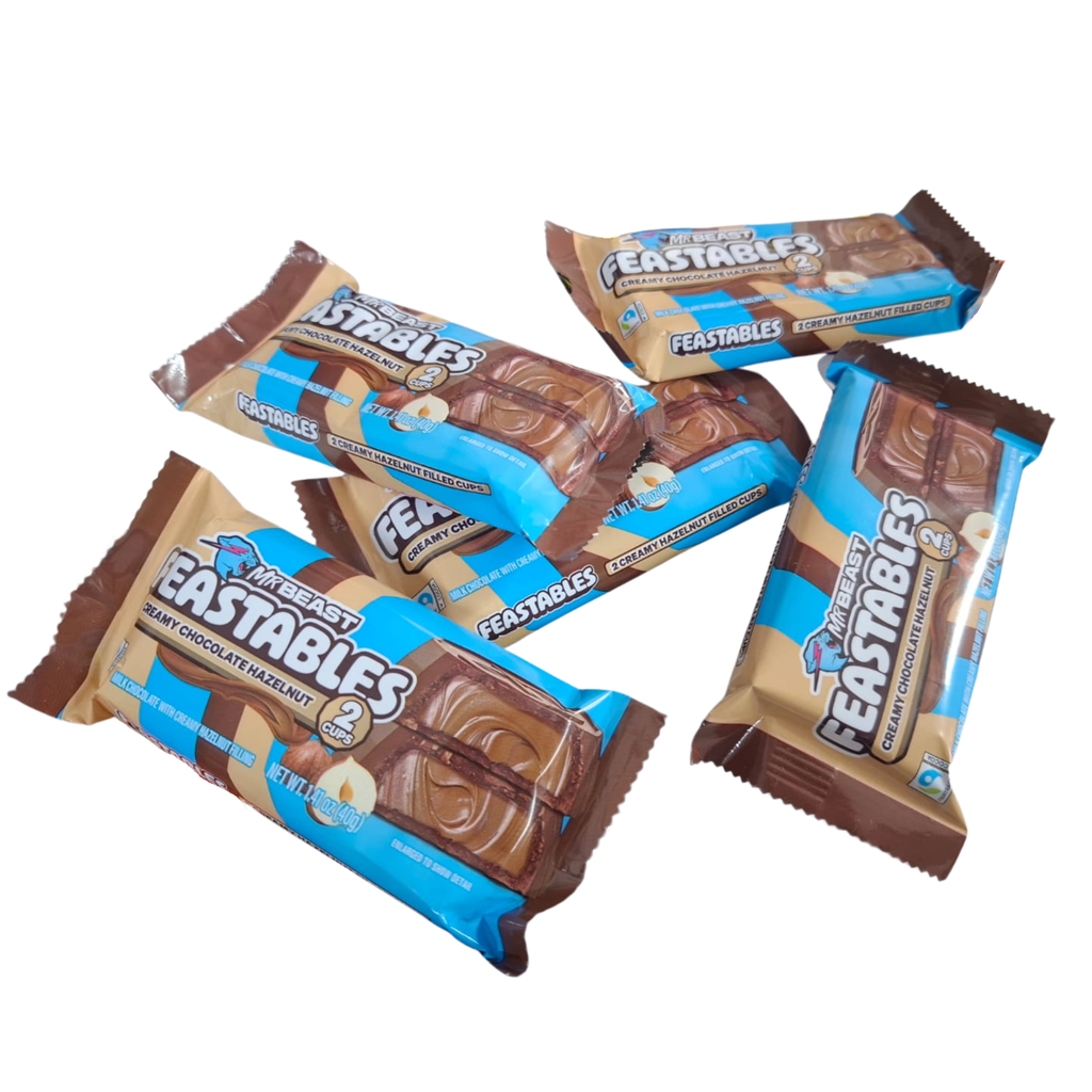 Feastables relleno cremoso de avellana - Mr Beast x 40g