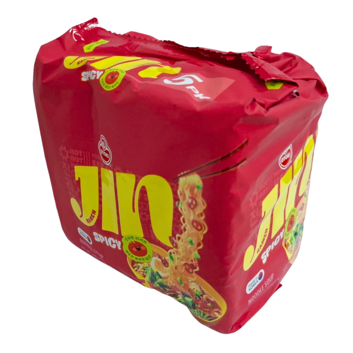 Ramen Jin BTS Spicy Rojo x 5 Uds
