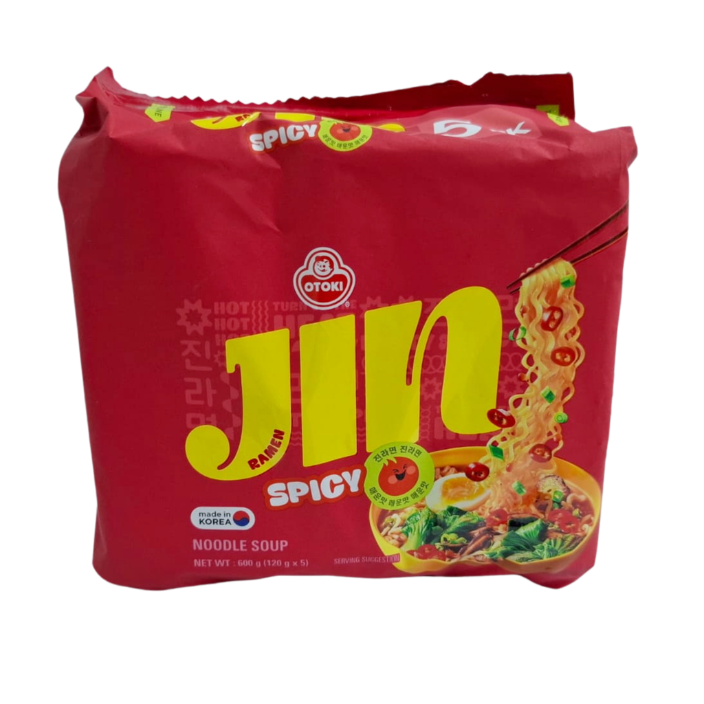 Ramen Jin BTS Spicy Rojo x 5 Uds