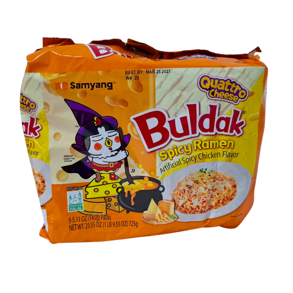 Ramen Buldak Cuatro Quesos x 5 Uds