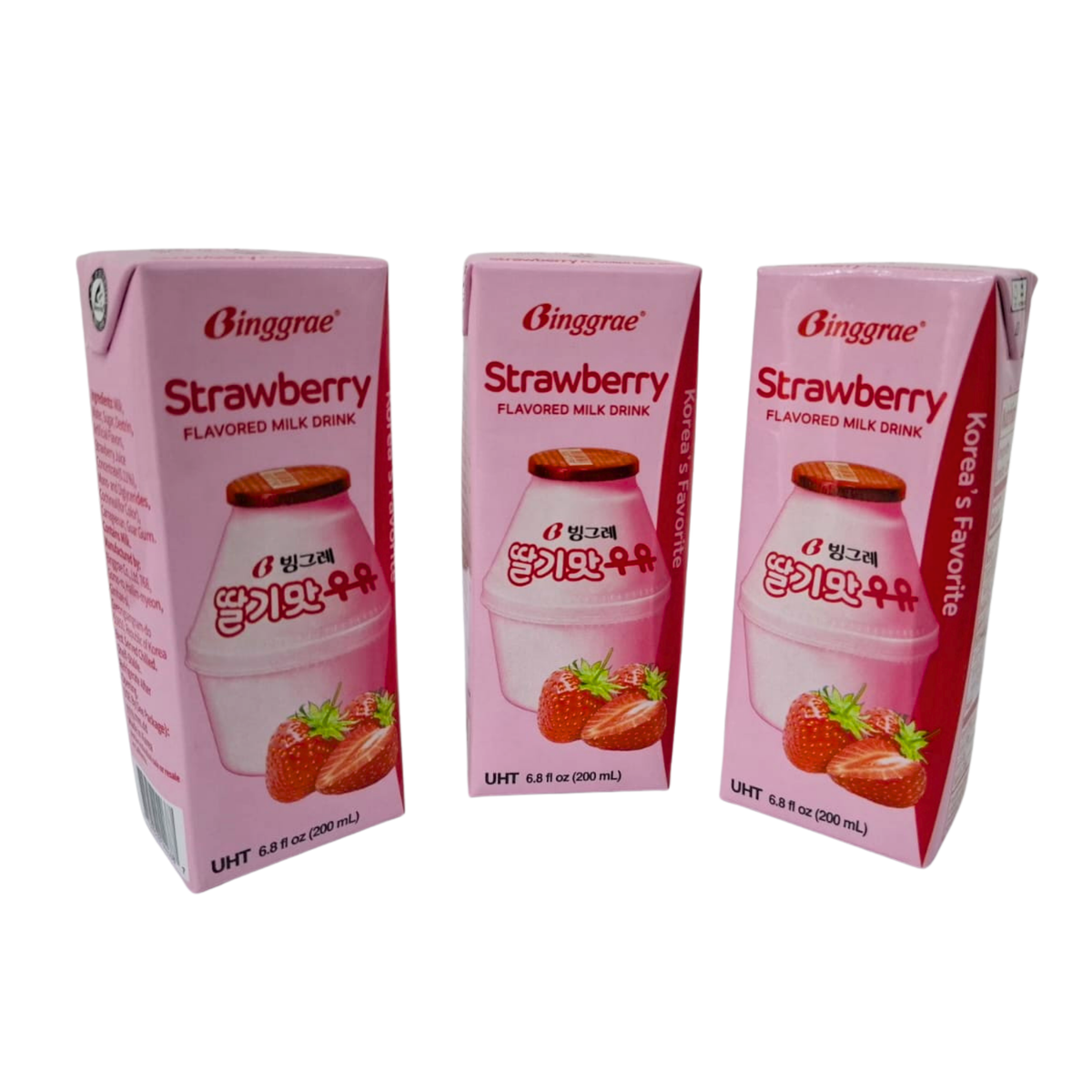 Leche Saborizada Coreana Binggrae x 200 ml