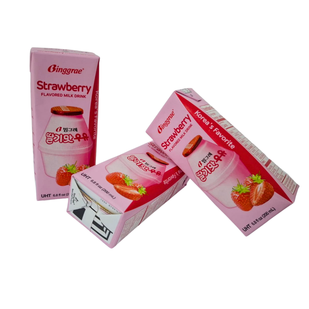 Leche Saborizada Coreana Binggrae x 200 ml