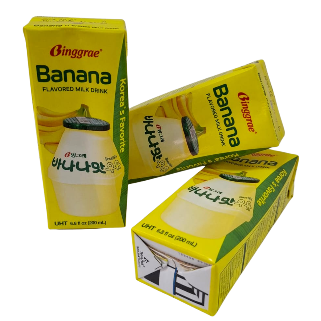 Leche Saborizada Coreana Binggrae x 200 ml
