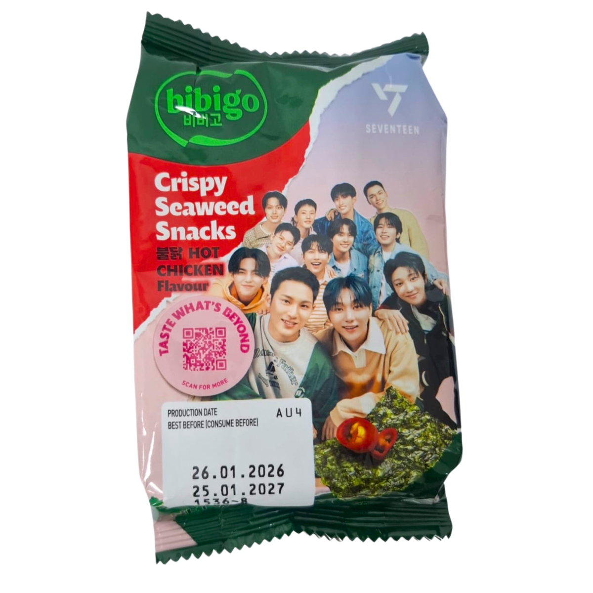 Alga Nori Pollo y Sesamo Bibigo - SEVENTEEN x 5g