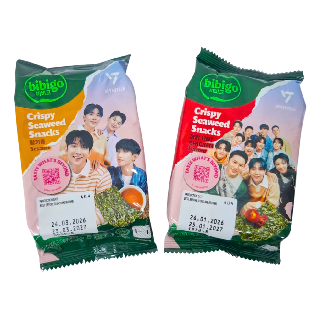Alga Nori Pollo y Sesamo Bibigo - SEVENTEEN x 5g