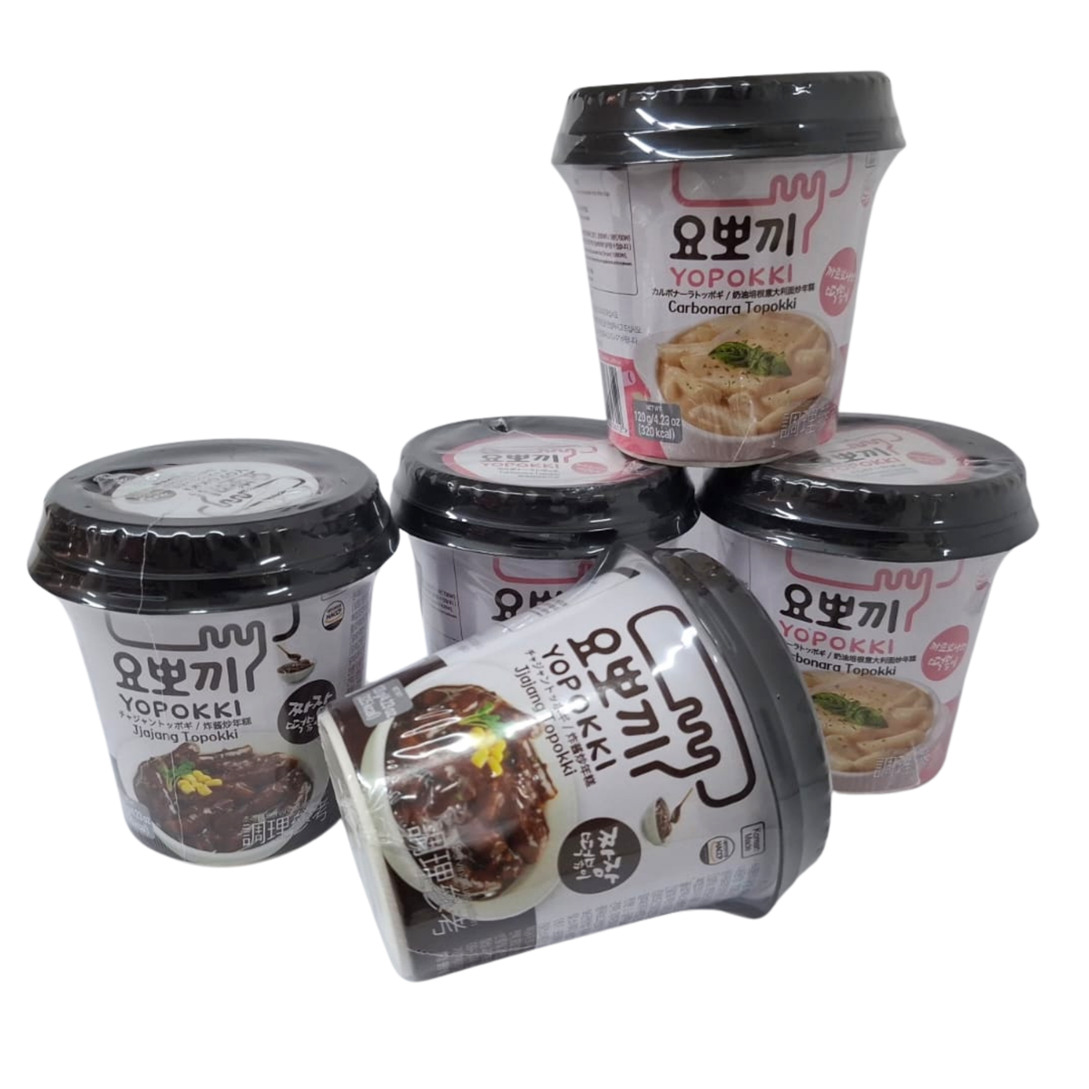 Cup Yopokki carbonara y Jjanjang x 120 g