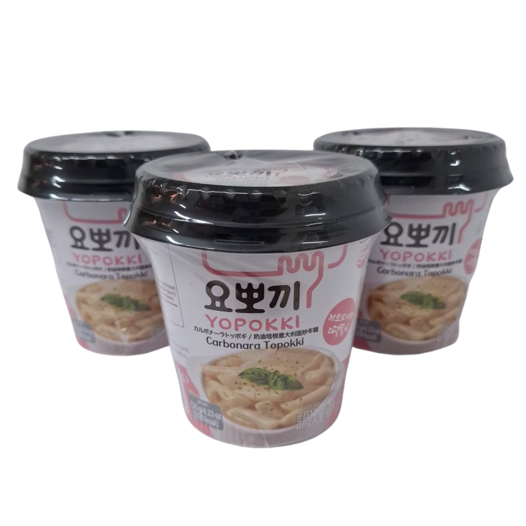 Cup Yopokki carbonara y Jjanjang x 120 g