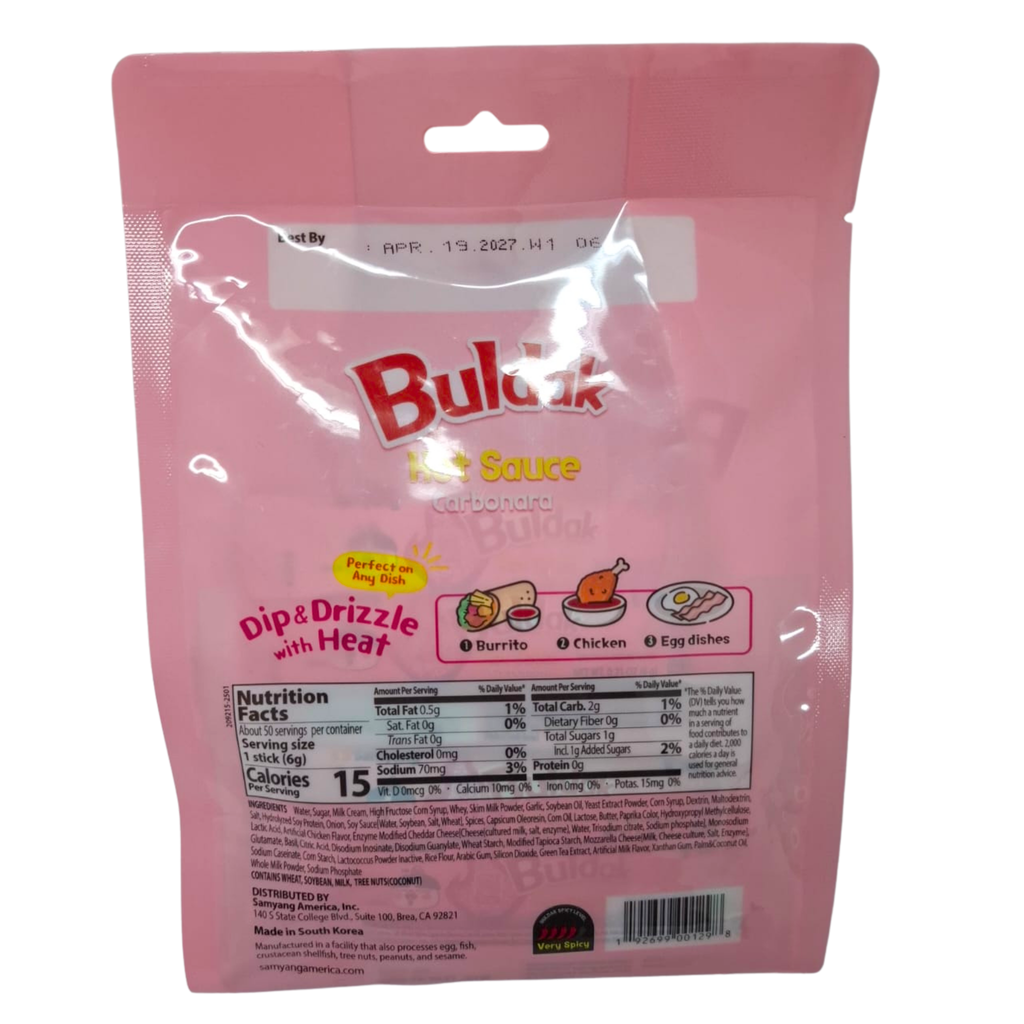 Salsa Carbonara Buldak por Sachet x 6 g