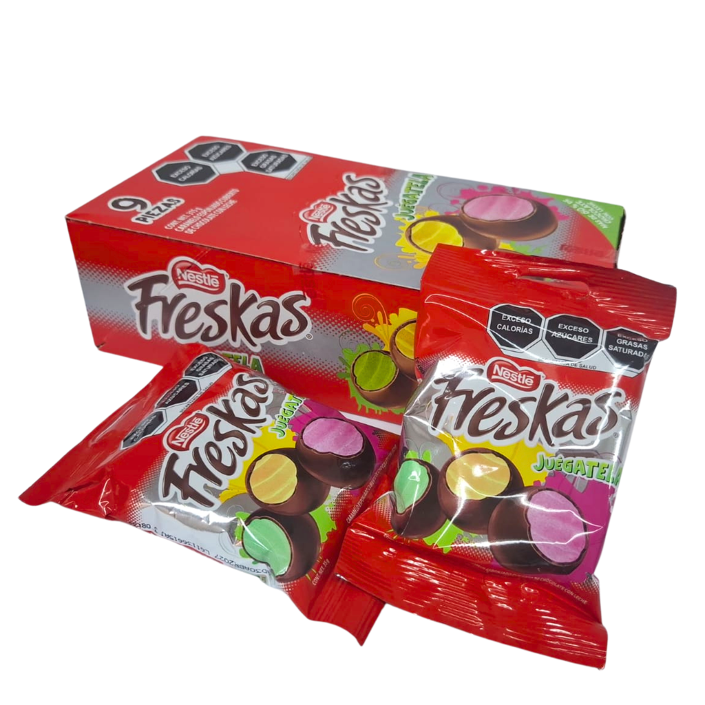 Dulces con chocolate Freskas x 9 Uds