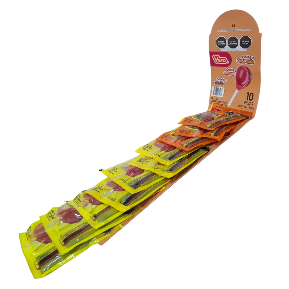 Paleta Vero Cuchara con chamoy x 43 g