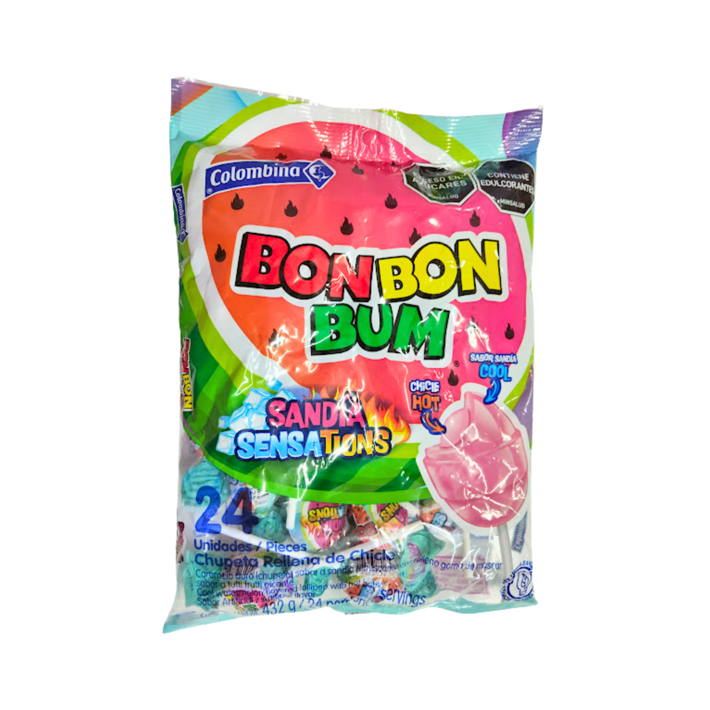 Bon Bon Bum Sandía Sensations x 24 und
