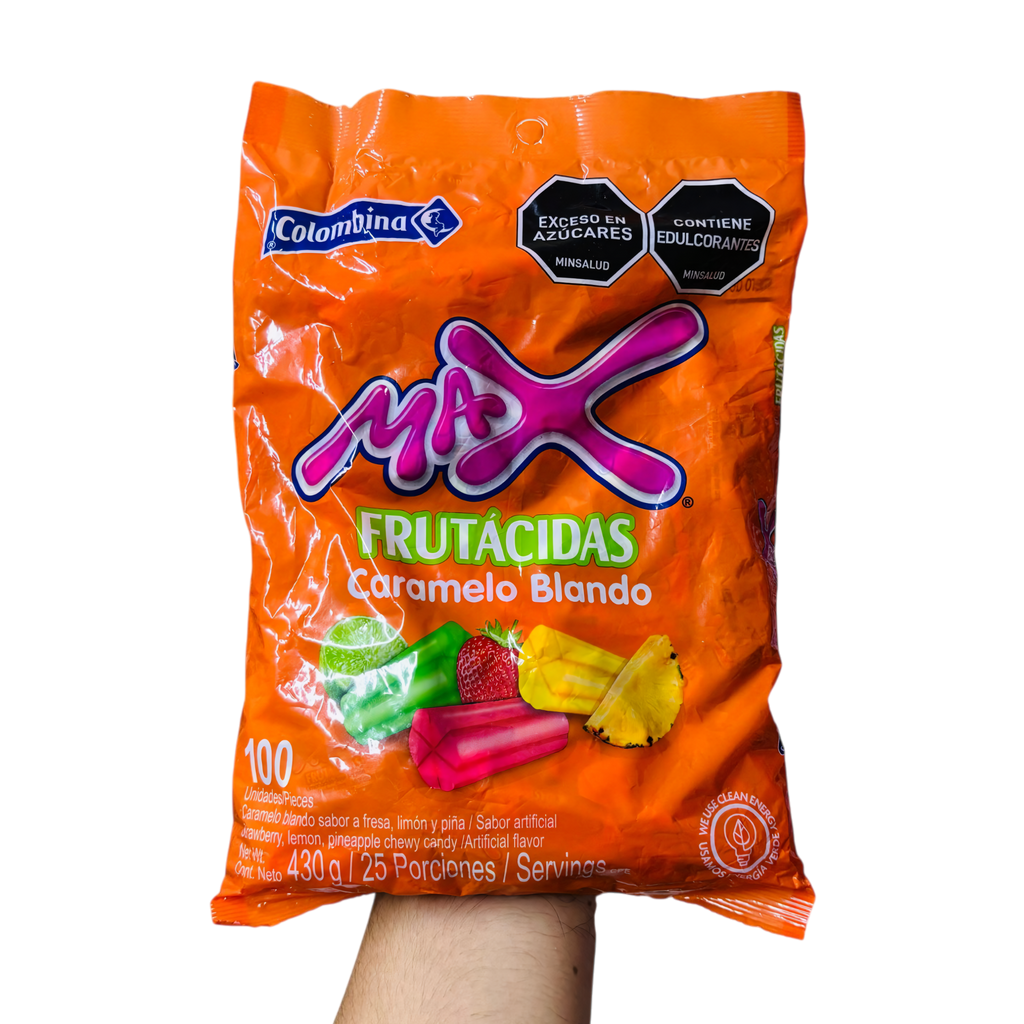 Max Frutácidas x 100 uds