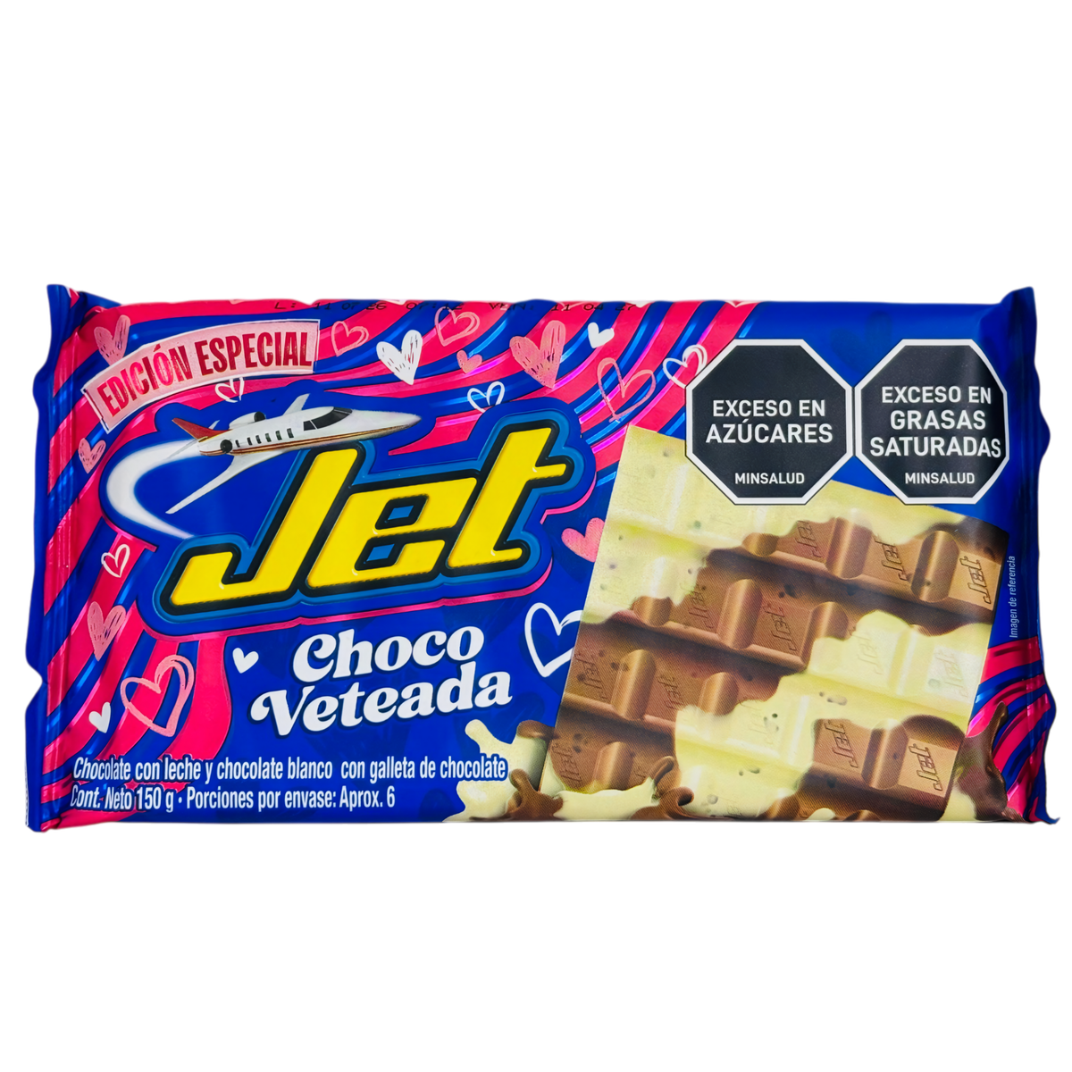 Jet Choco-Veteada x 6 uds