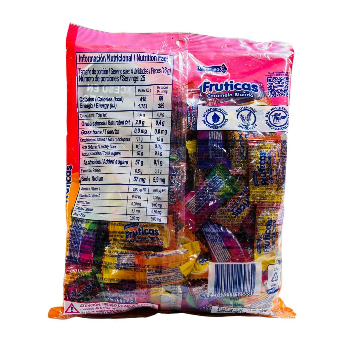Fruticas x 100 uds