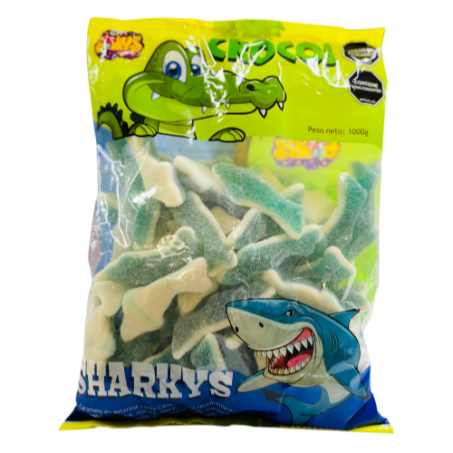 Gomas Crocos Tiburón y Cocodrilo x 1000g