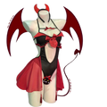 Cosplay Diablita Ero x Talla Única.