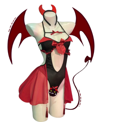 Cosplay Diablita Ero x Talla Única.
